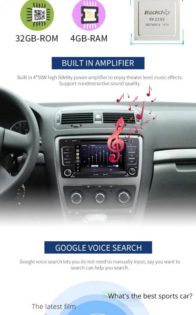 7 de Speleram van Volkswagen DVD van het duimtouche screen FMradio en GPS-Navigatie