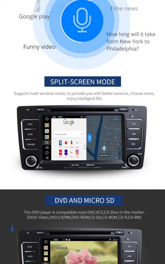 7 de Speleram van Volkswagen DVD van het duimtouche screen FMradio en GPS-Navigatie