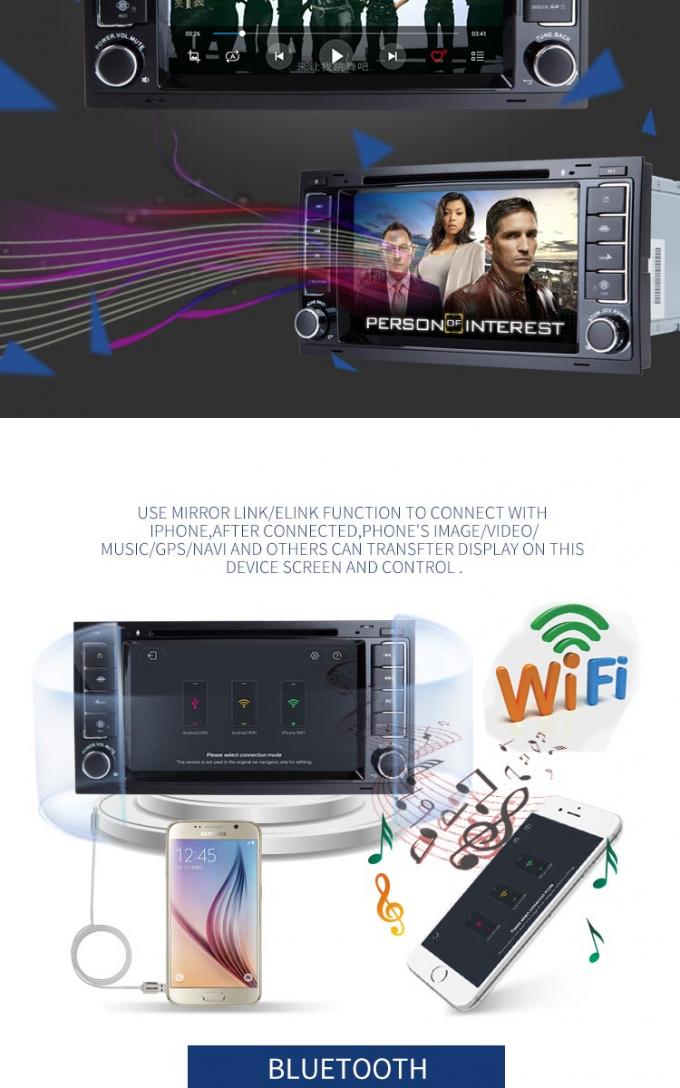 Android 8,1 de Speler van VW Touareg Volkswagen DVD met de Video van Wifi BT GPS AUX