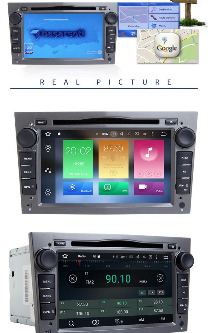 Android 8,0 de Speler van de de Autoradio DVD van Vectra Opel met de Radio Vrije Kaart van OBD BT