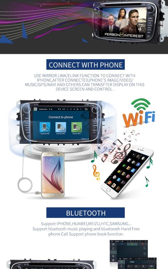 De Stereo-installatie van de het Touche screenauto van Canbusbt Ipod Usb met Gps en Bluetooth