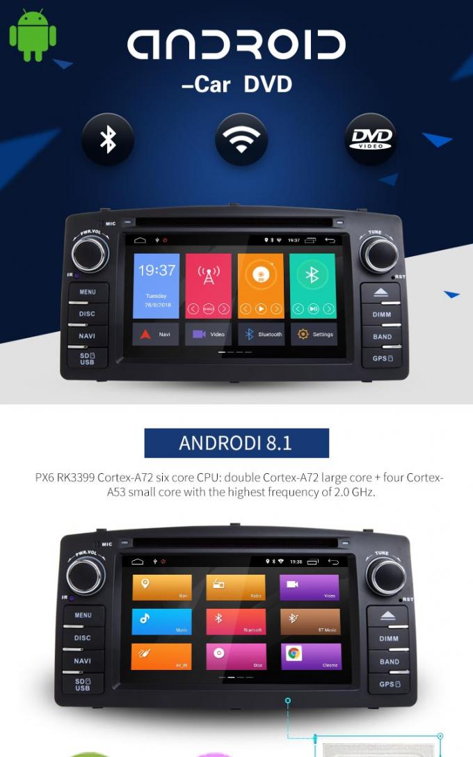Het vrije van de de Autodvd Speler van Android van de Kaartbr Kaart Dashboard 3G WIFI voor BYD-F3