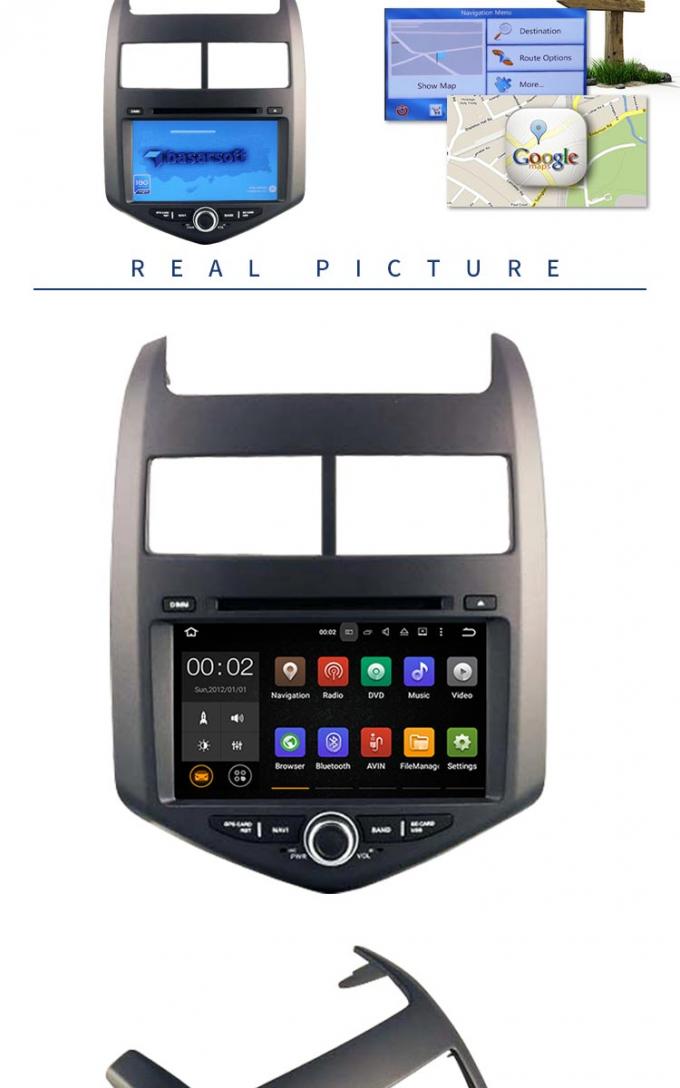 8 de Autodvd Speler PX3 4core cpu Gesteund Bluetooth van Chevrolet van het duimtouche screen