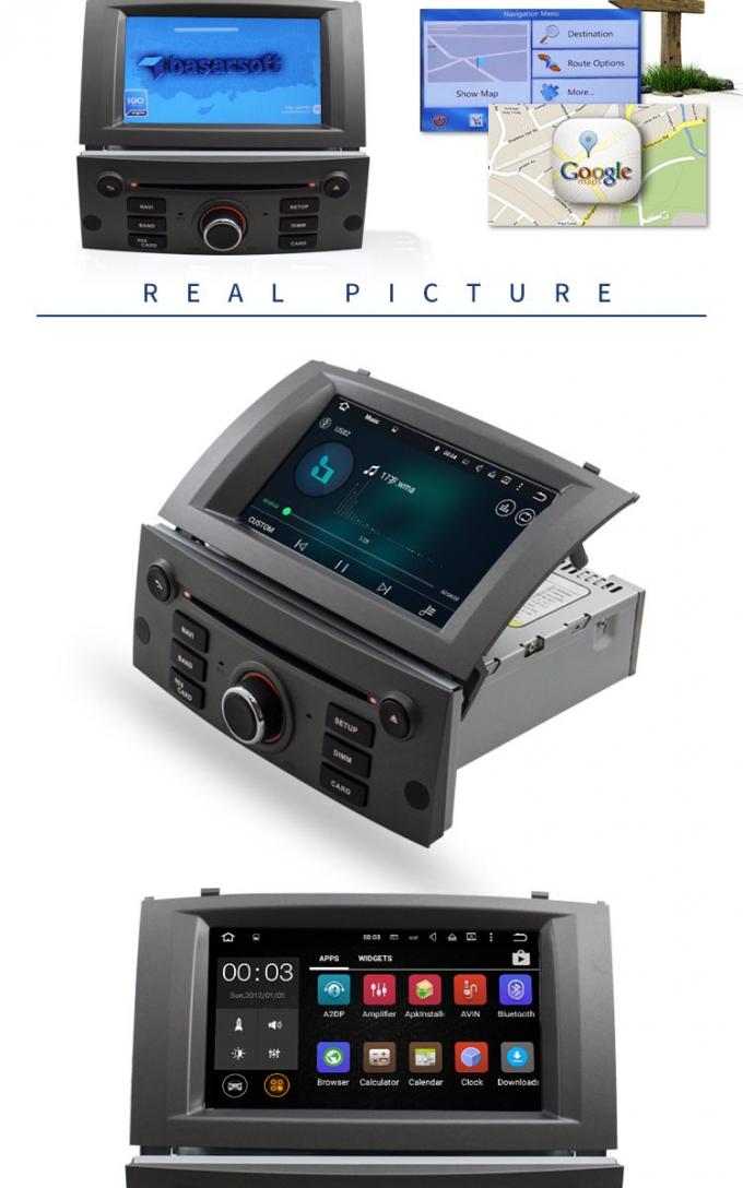 De Achtercamera Peugeot 308 van MP3 MP4 USB BR Dvd-Speler Ingebouwde Radiotuner