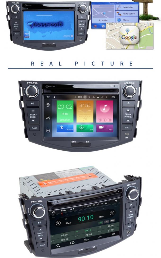 De ingebouwde van de het Touche screenauto van GPS Toyota Stereospeler met de Video van Wifi BT GPS AUX