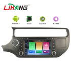 China KIA RIO 8,0 Android-Autodvd Speler met Audio Video3g 4G SWC bedrijf